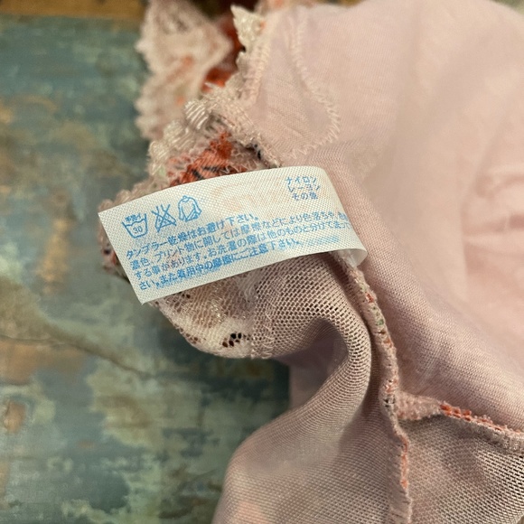Y2K Japanese Floral Lace Bralette EUC - Picture 15 of 15